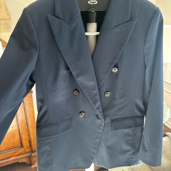 Banana Republic Jackets & Blazers - Banana Republic Midnight Blue Double-Breasted Blazer